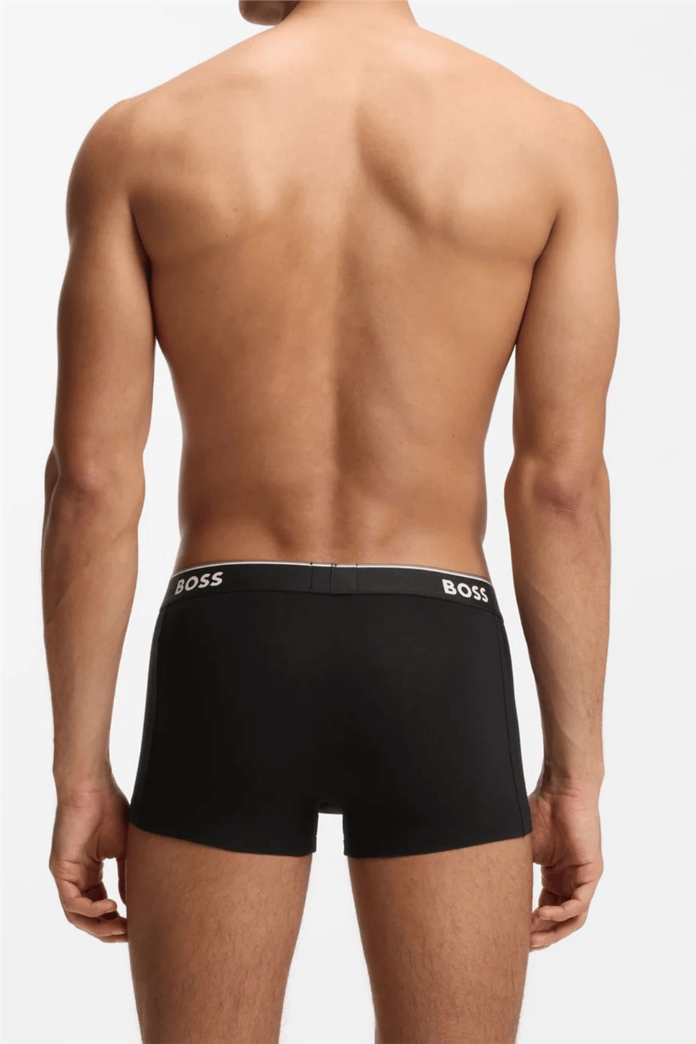Boss Trunk 3P Power Erkek 3lü Boxer Gri