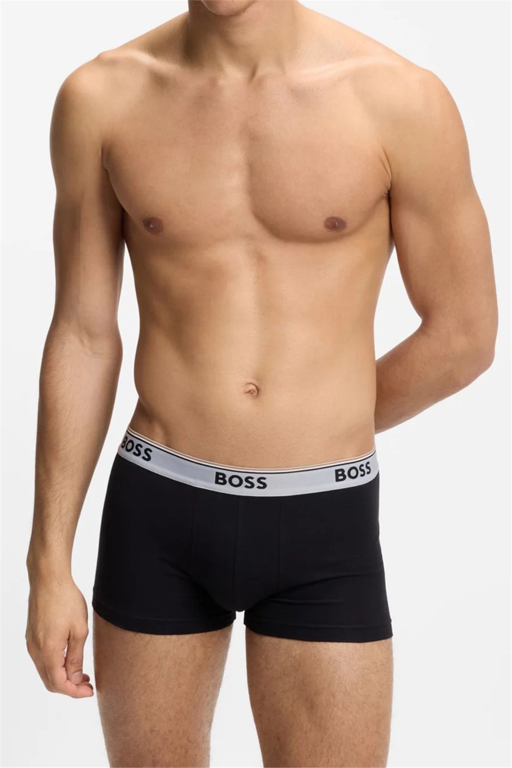 Boss Trunk 3P Power Erkek 3lü Boxer Siyah