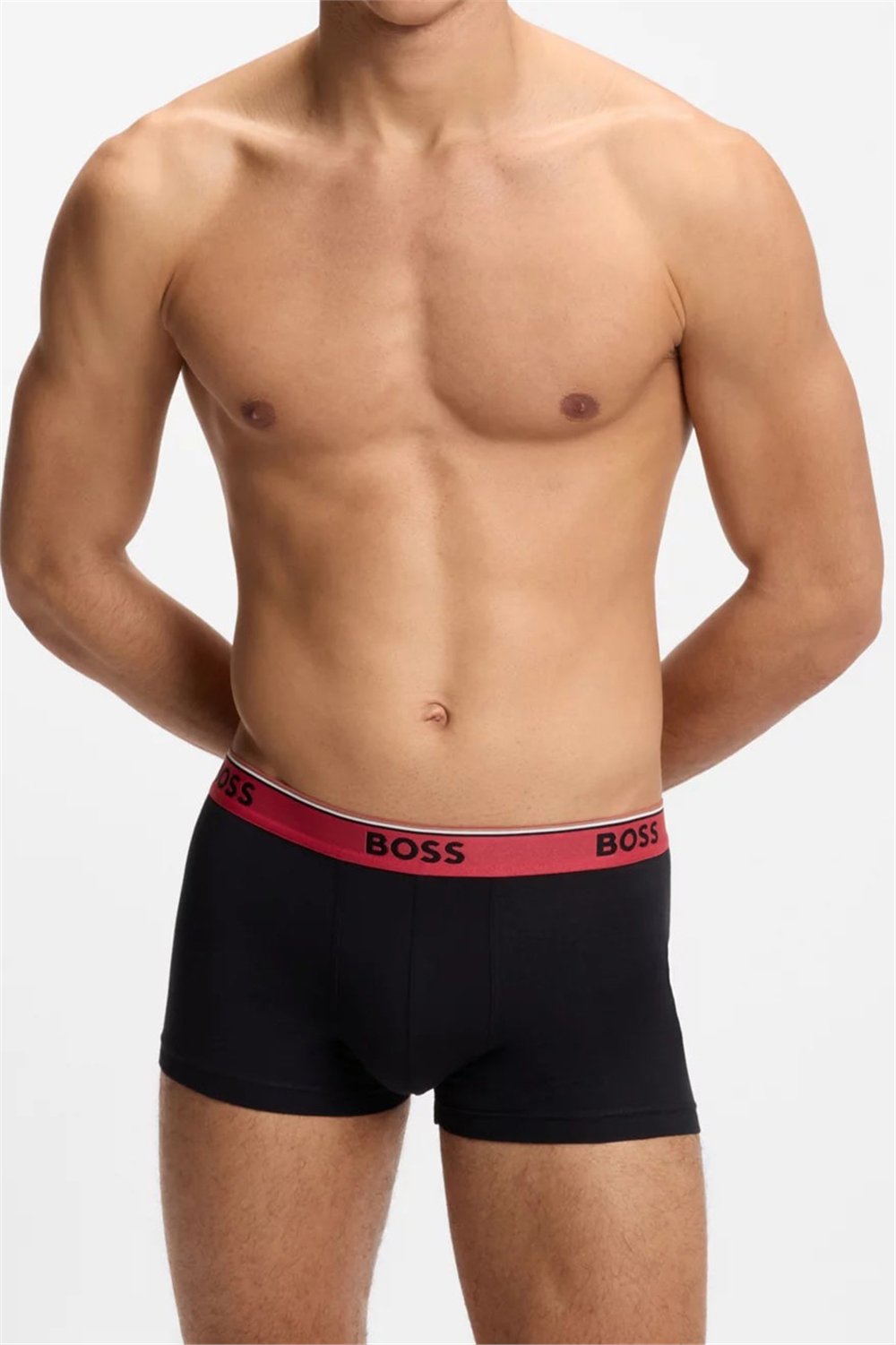 Boss Trunk 3P Power Erkek 3lü Boxer Siyah