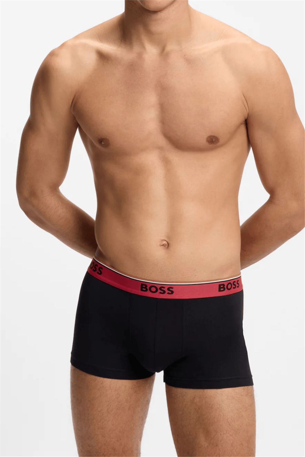Boss Trunk 3P Power Erkek 3lü Boxer Siyah
