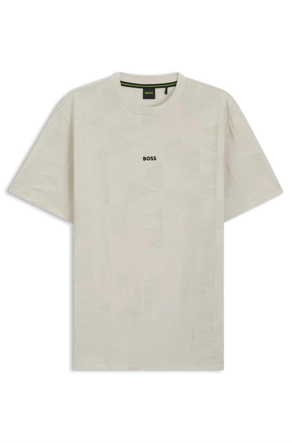 BOSS Ts Network Jq Erkek Bisiklet Yaka T-Shirt Bej