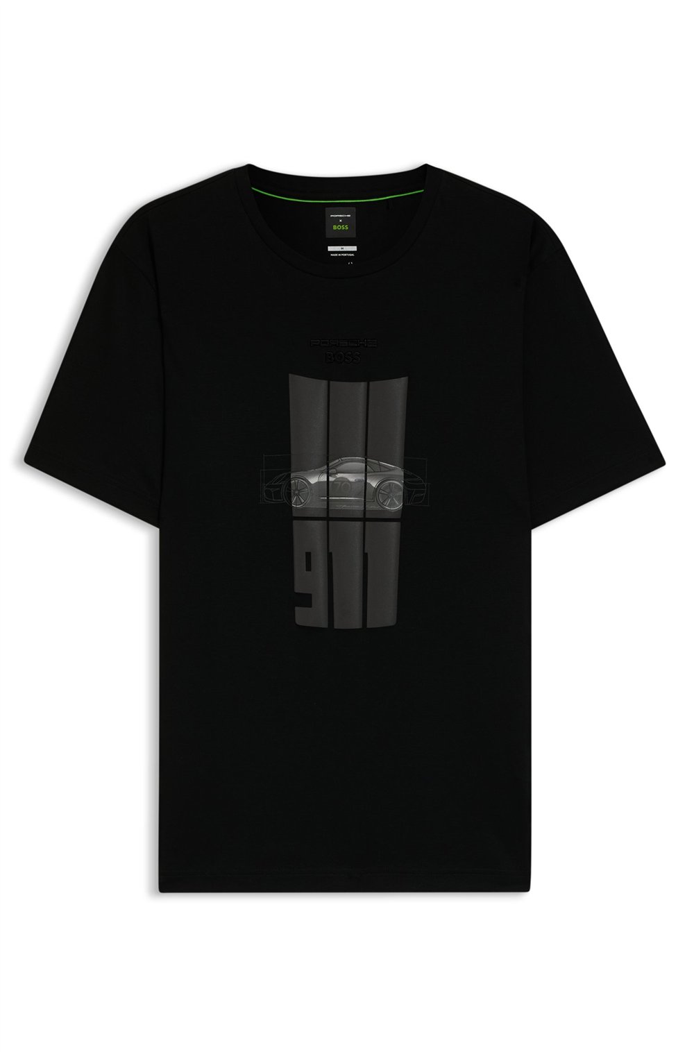 Boss Ts Ps Spirit70 Grx Erkek Bisiklet Yaka T-Shirt Siyah