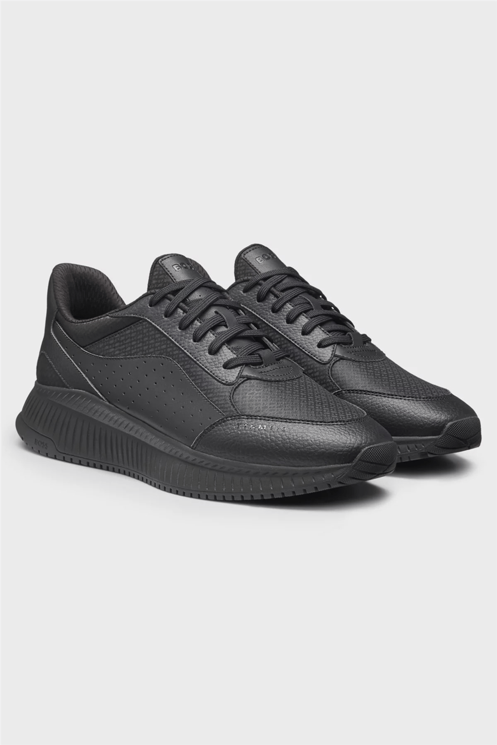 BOSS Ttnm Evo Runn Ltnymn Erkek Sneaker Siyah