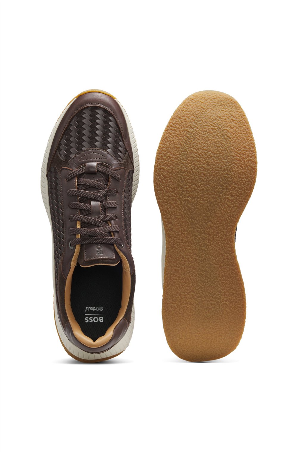 Boss Ttnm Evo Runn Ltsdwv Erkek Sneaker Kahverengi
