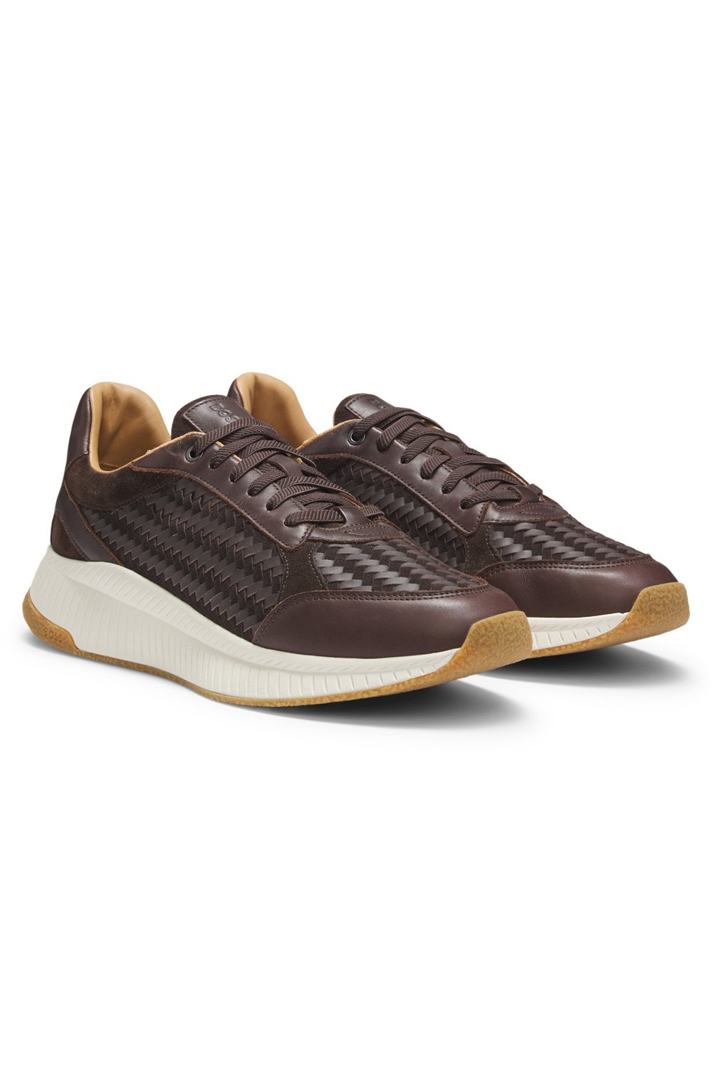 Boss Ttnm Evo Runn Ltsdwv Erkek Sneaker Kahverengi