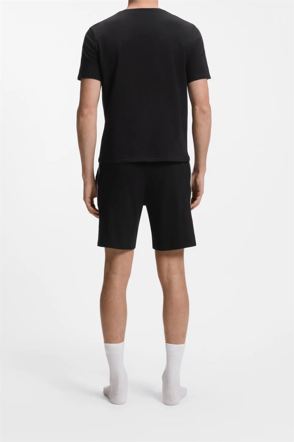 Boss Unique T-Shirtt Erkek Pijama Üstü Siyah