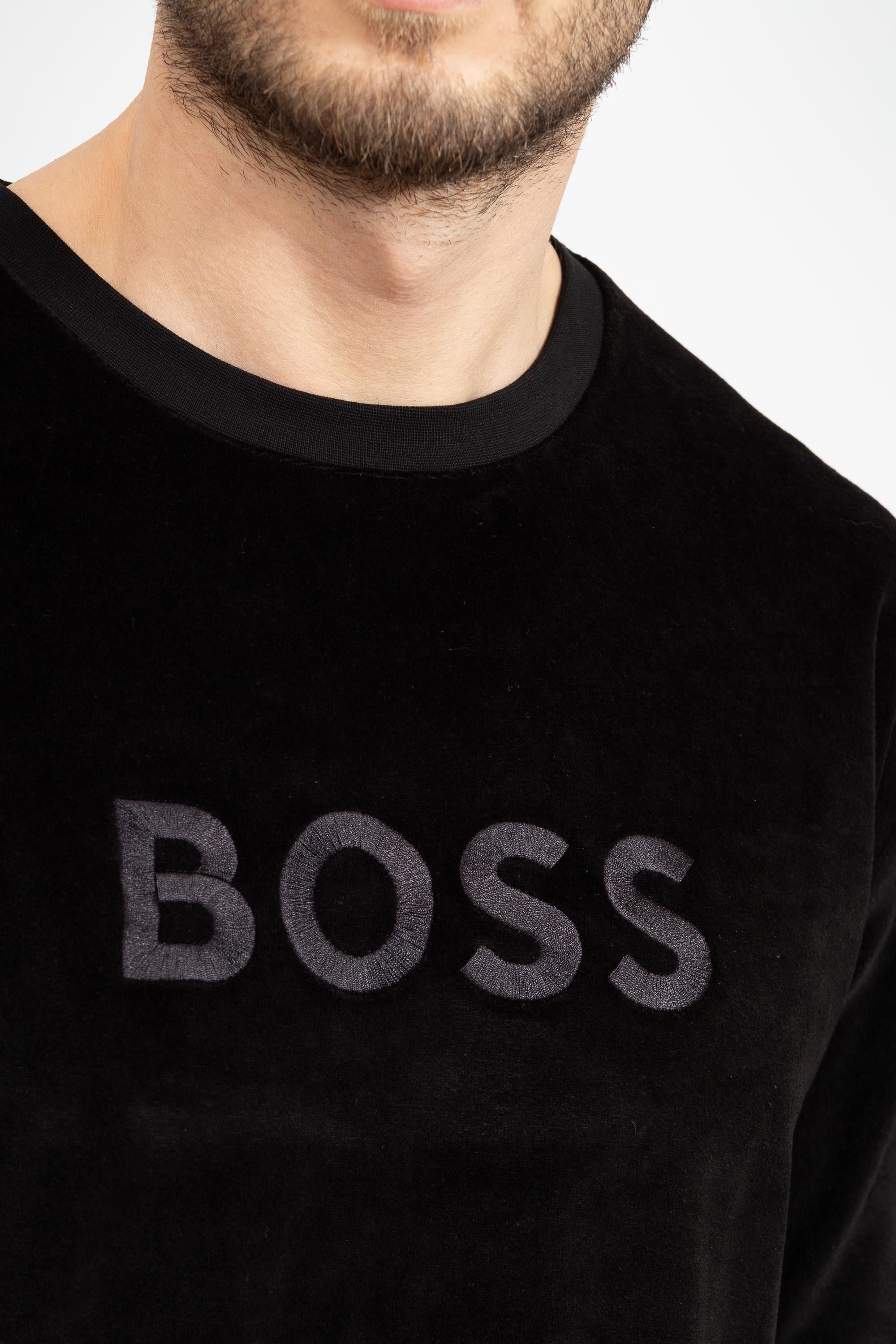 Boss Velour Erkek Pijama Üstü