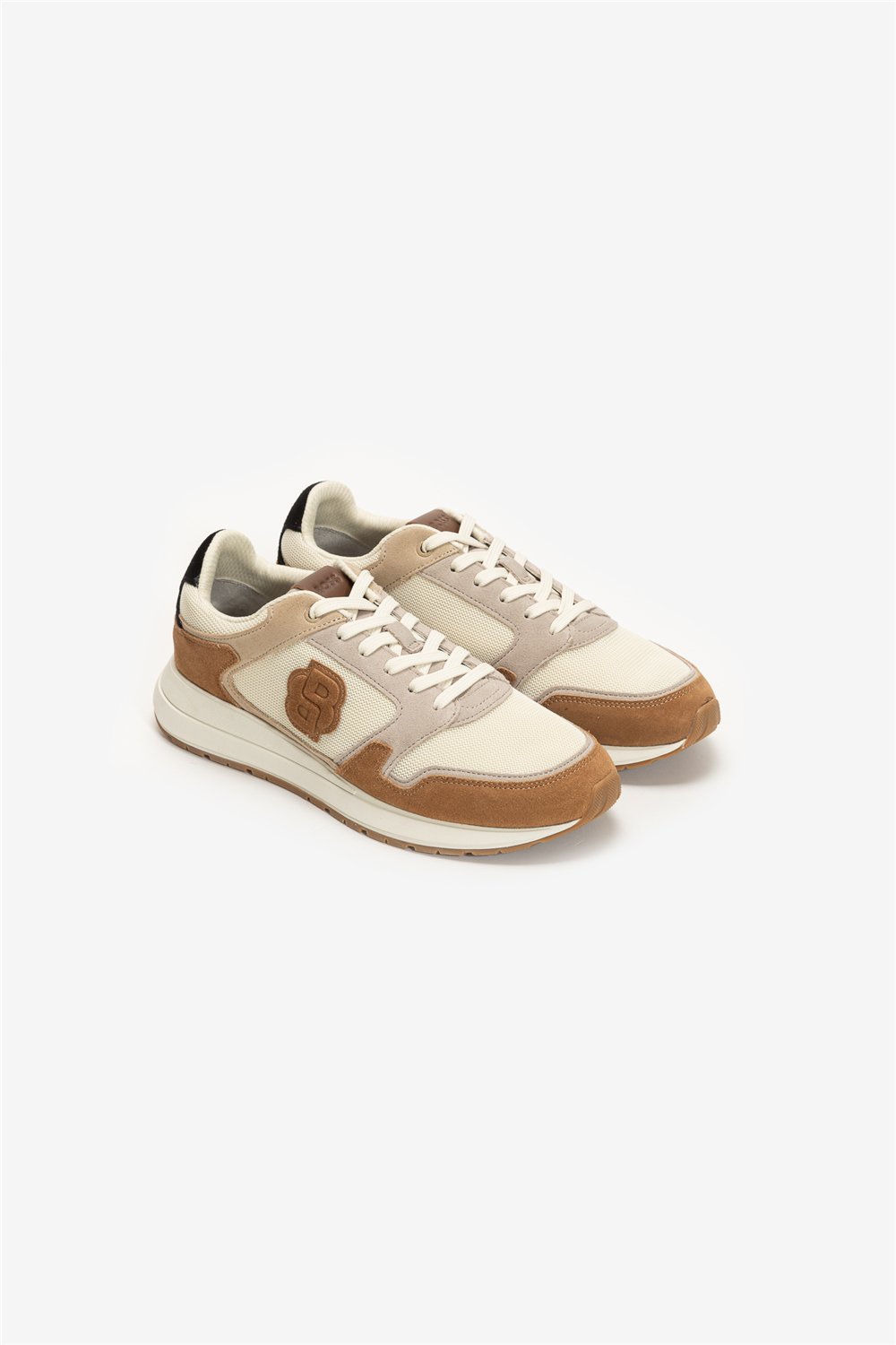 BOSS Vinston Runn Sdmebb Erkek Sneaker Bej