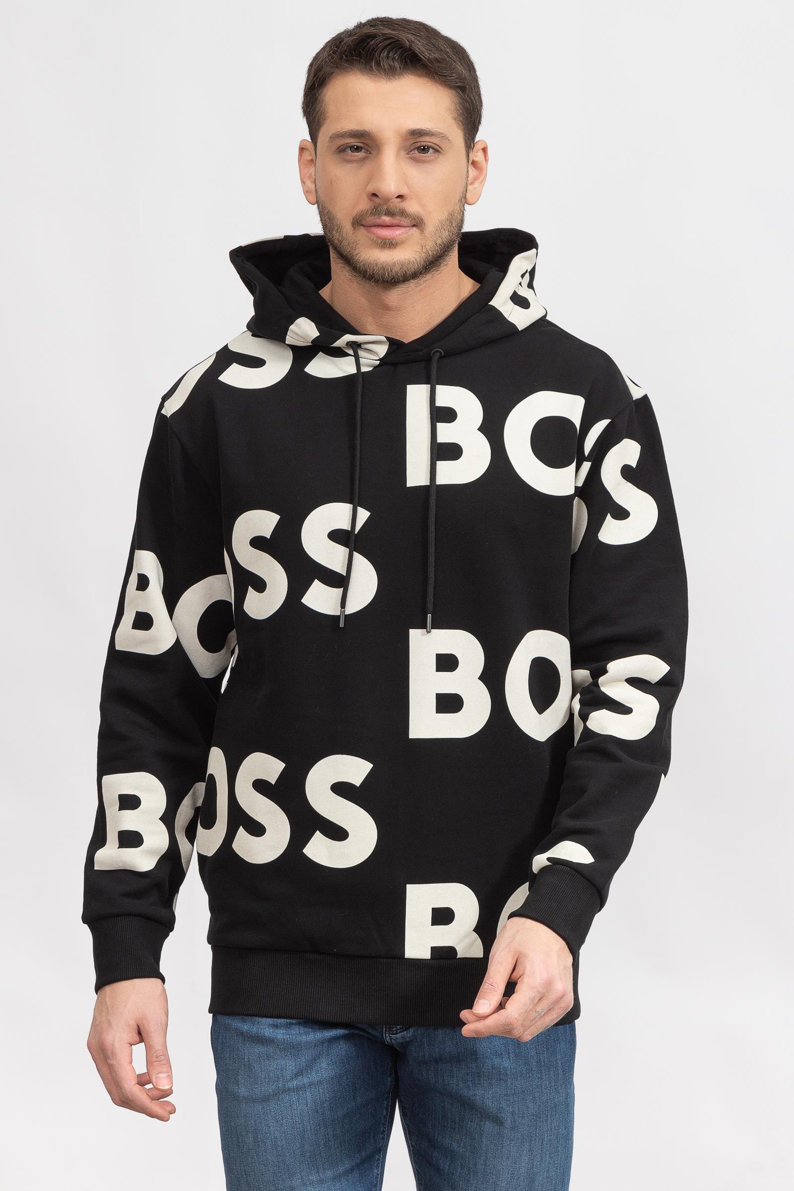 Boss Wecool Erkek Kapüşonlu Sweatshirt