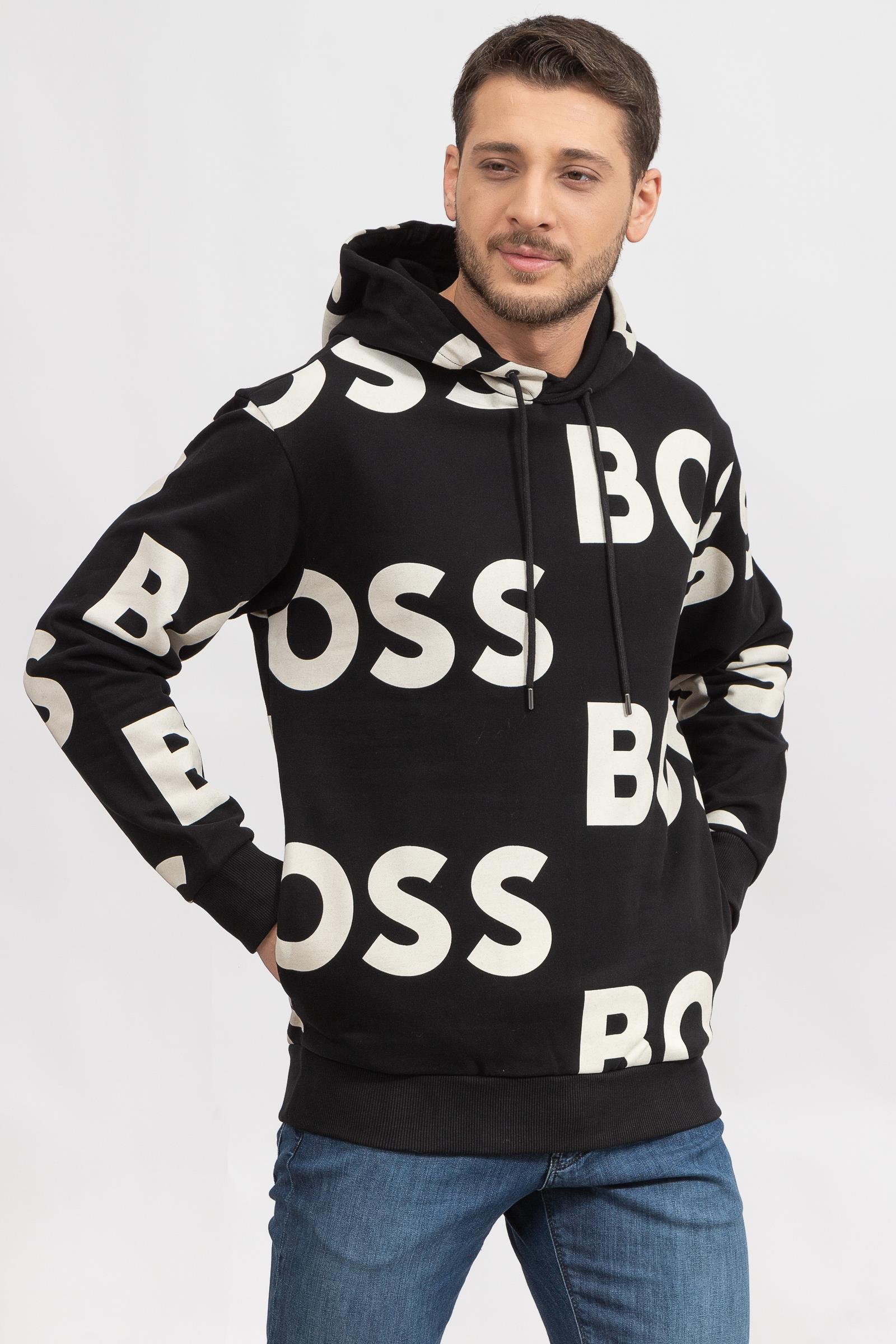 Boss Wecool Erkek Kapüşonlu Sweatshirt