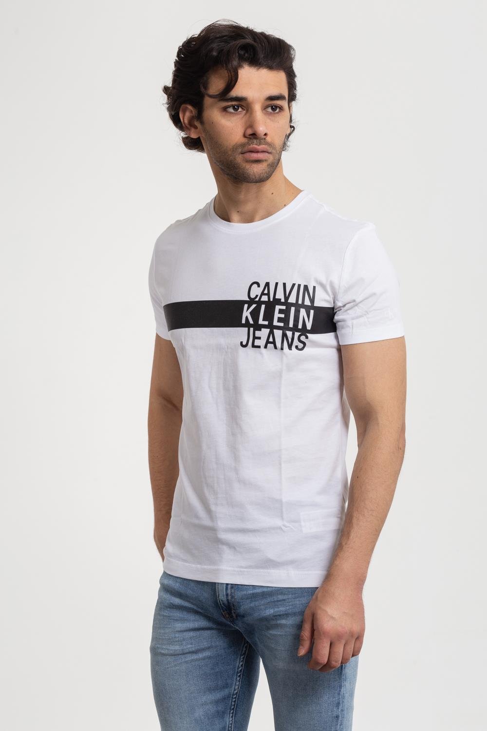 Calvin Klein %100 Organik Pamuklu Slim Fit Erkek T-Shirt