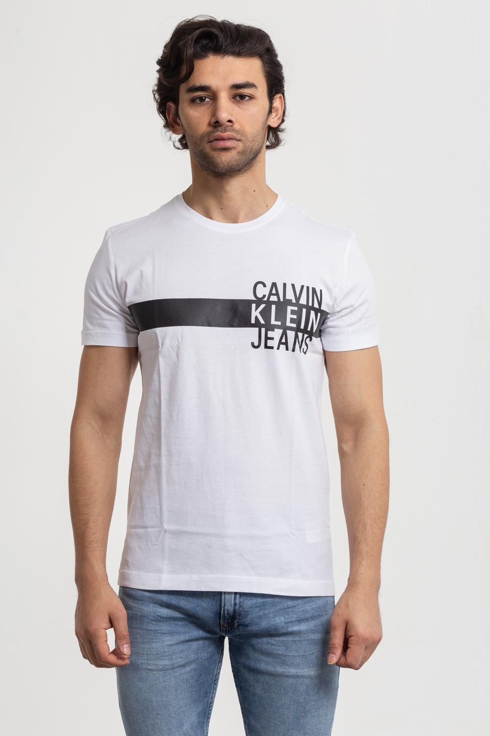 Calvin Klein %100 Organik Pamuklu Slim Fit Erkek T-Shirt