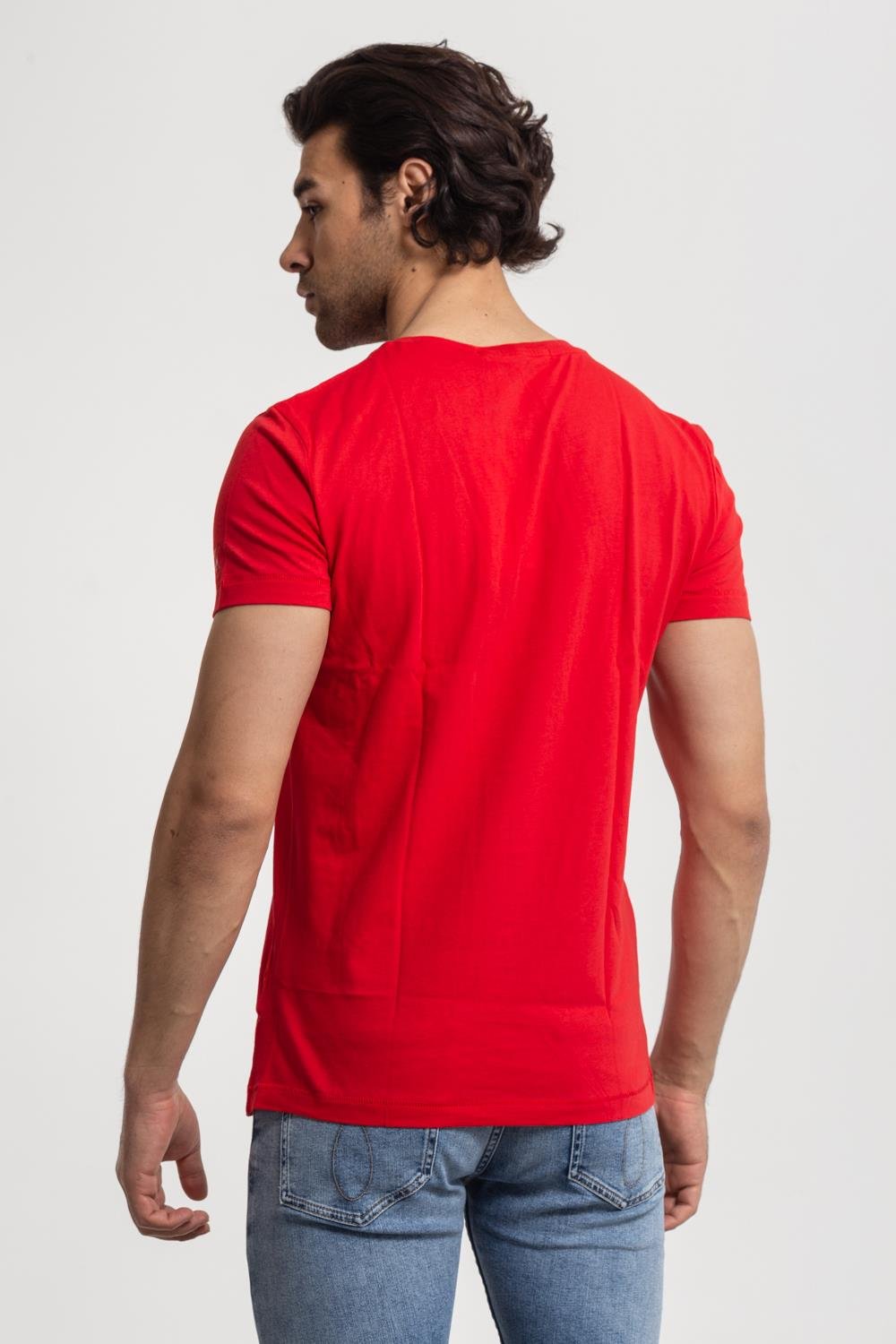 Calvin Klein %100 Organik Pamuklu Slim Fit Erkek T-Shirt