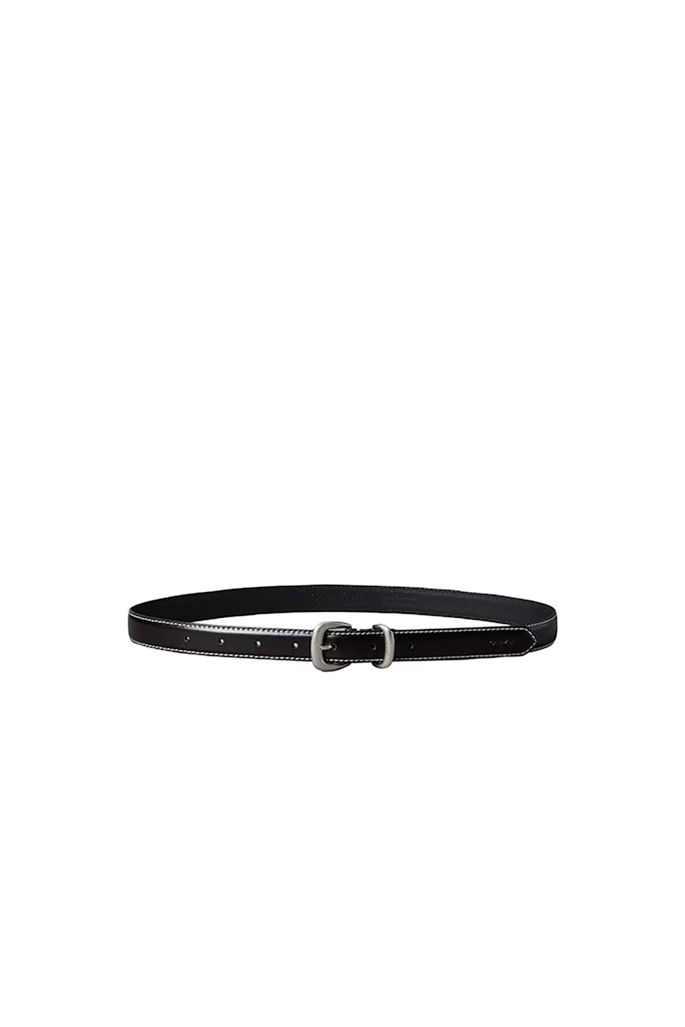 Calvin Klein 2Piece Logo 25Mm Contrast Stich Kadın Kemer