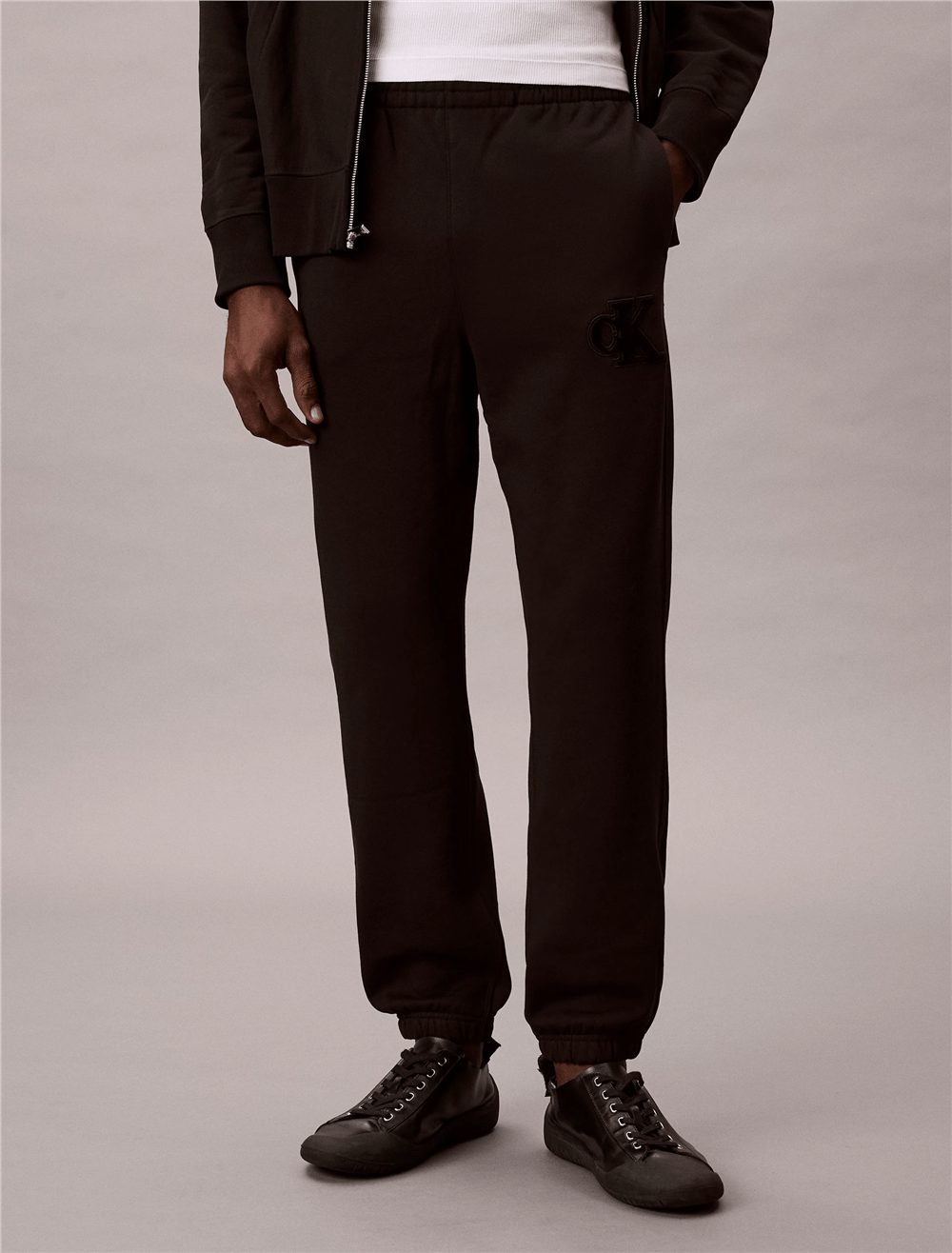 Calvin Klein 350Gsm Fleece Gift Giving Erkek Eşofman Altı Siyah