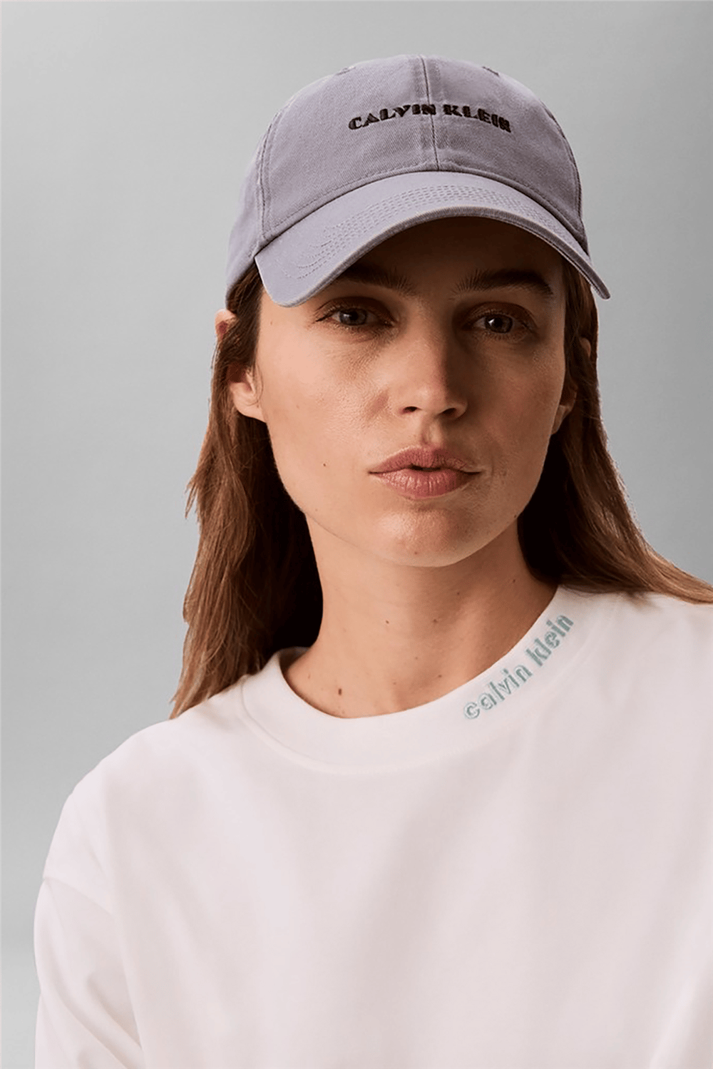 Calvin Klein A- Cooling Jersey Relaxed Tee Kadın Bisiklet Yaka T-Shirt Beyaz