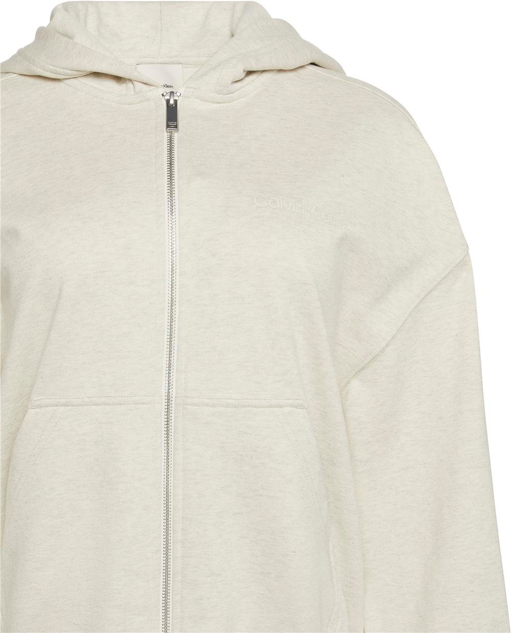 Calvin Klein A- Logo Emb French Terry Fz Kadın Kapüşonlu Sweatshirt