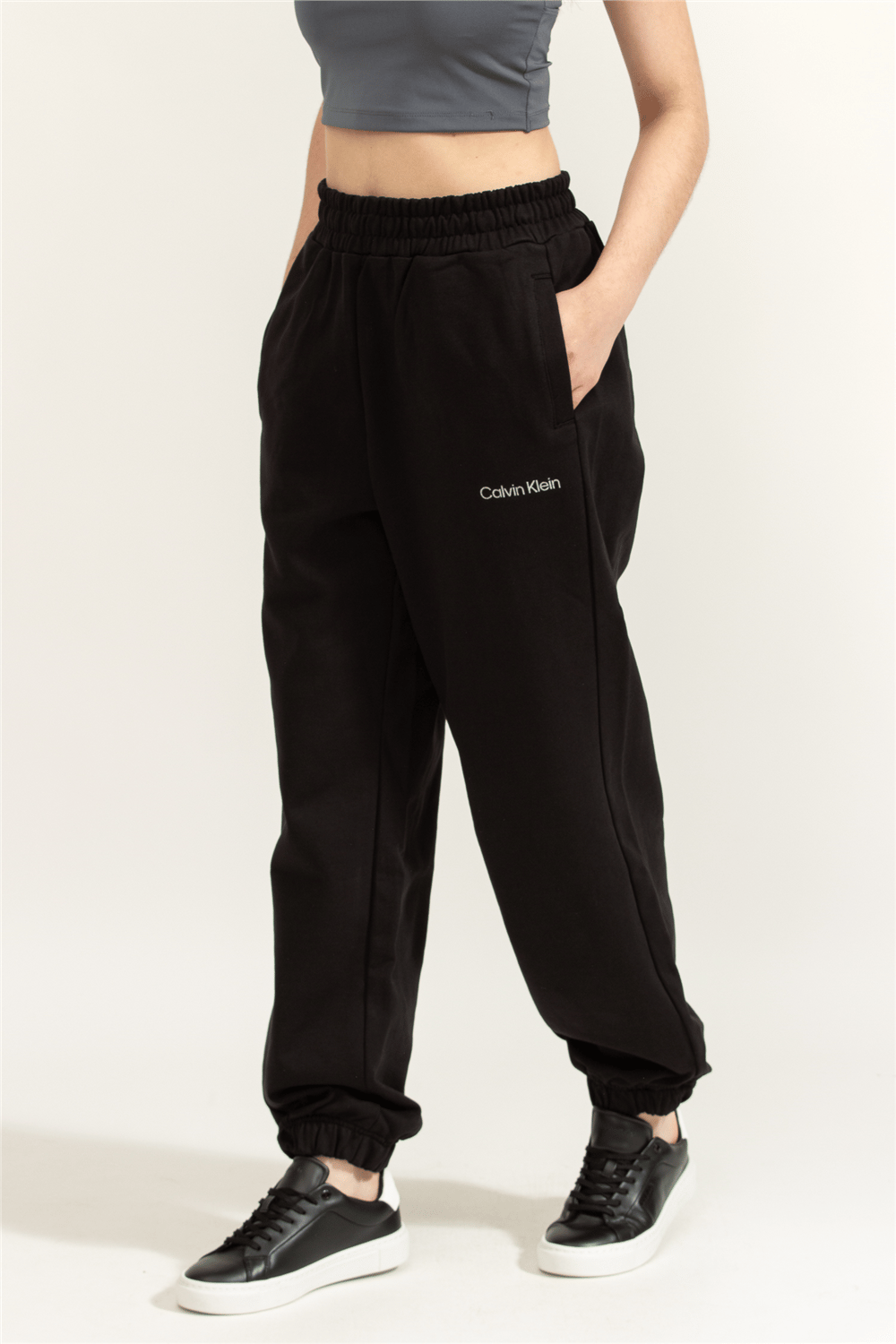 Calvin Klein A-Ls French Terry Emb Logo Pant Kadın Eşofman Altı