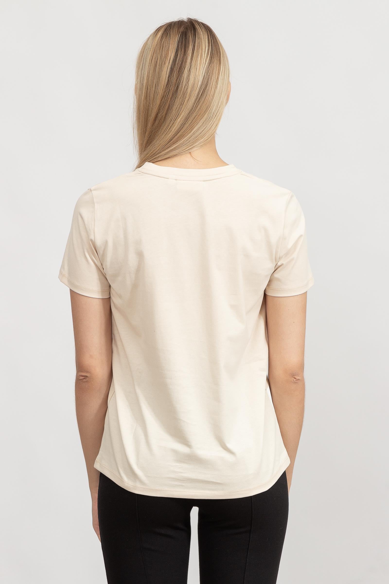 Calvin Klein Abstract Logo Kadın Bisiklet Yaka T-Shirt