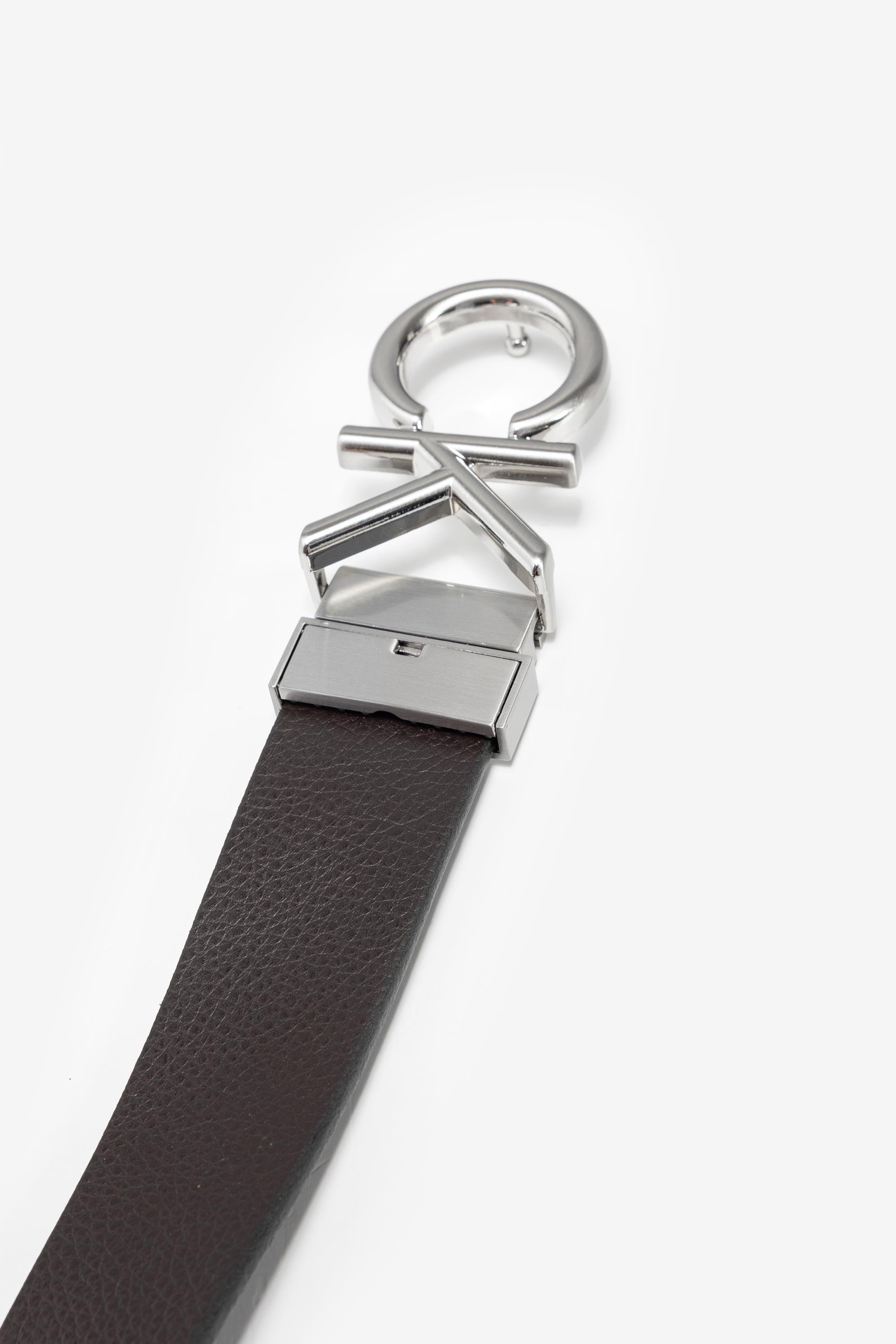 Calvin Klein Adj/Rev Ck Metal Bombe Pb 35Mm Erkek Kemer