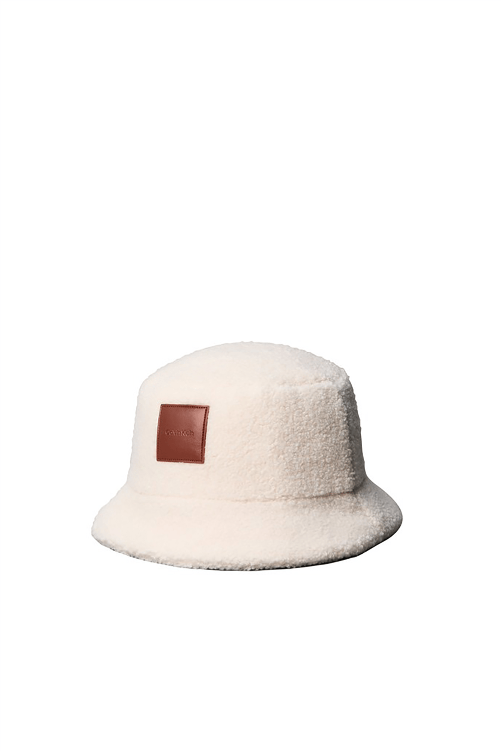 Calvin Klein All-Over Sherpa W/ Patch Bucket Kadın Bucket Şapka