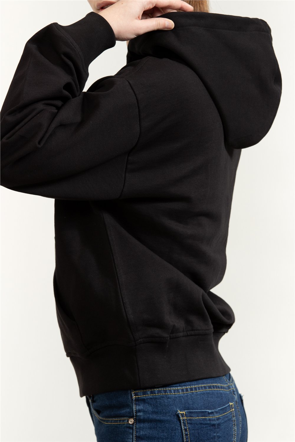 Calvin Klein Archive Logo French Terry Fz Hoo Kadın Fermuarlı Sweatshirt