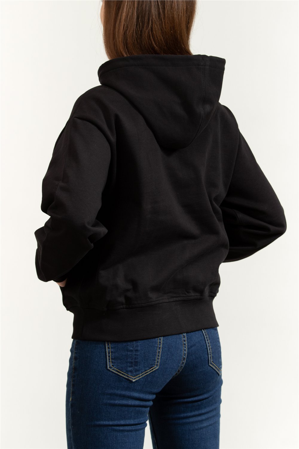 Calvin Klein Archive Logo French Terry Fz Hoo Kadın Fermuarlı Sweatshirt