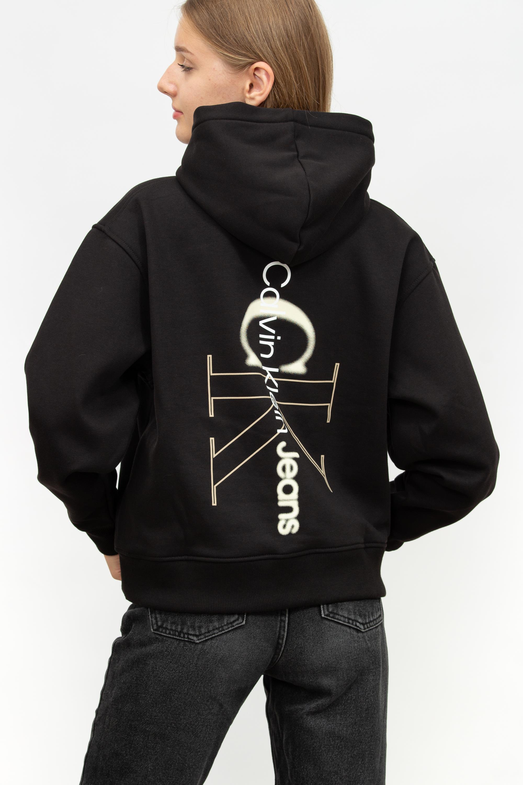 Calvin Klein Back Bold Monologo Kadın Kapüşonlu Sweatshirt