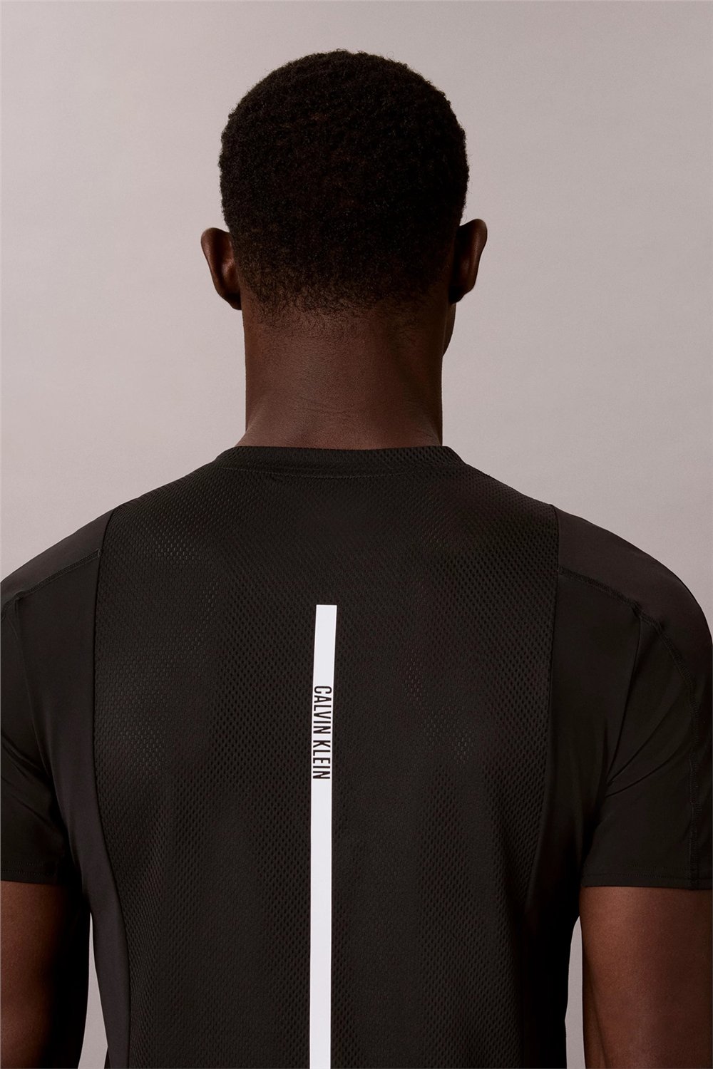 Calvin Klein Baselayer Tee Erkek Bisiklet Yaka T-Shirt Siyah