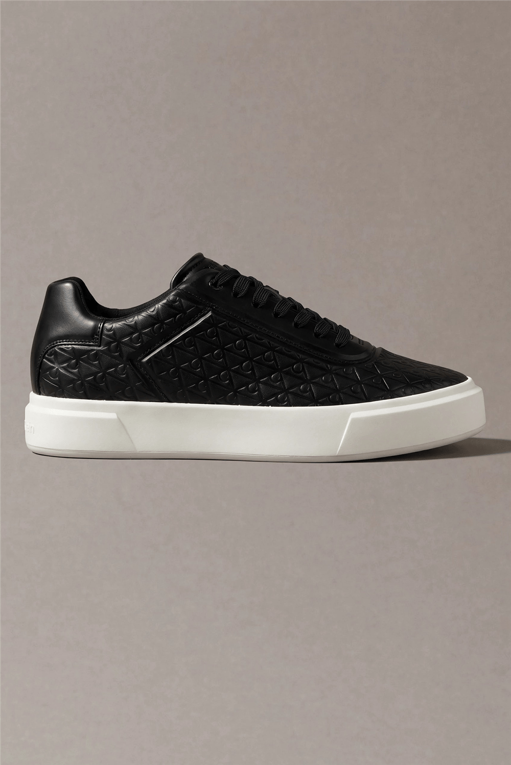 Calvin Klein Basket Cup Oxf Lup Hf Aop Lth Erkek Sneaker Gümüş