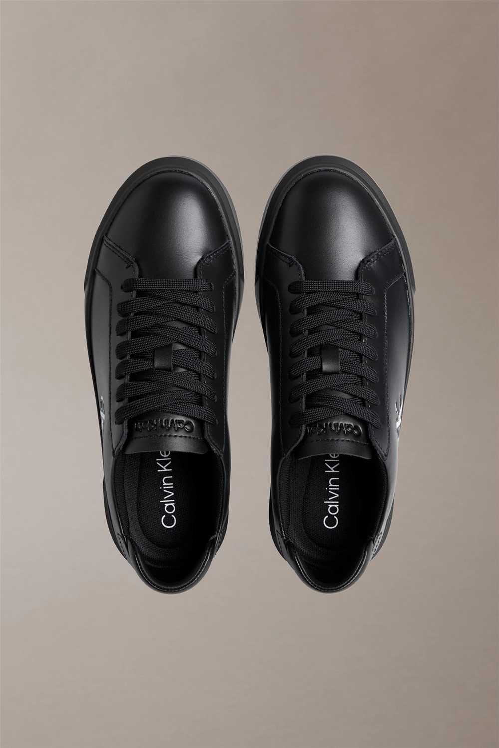 Calvin Klein Basket Cupsole Laceup Lth Ml Erkek Sneaker Siyah