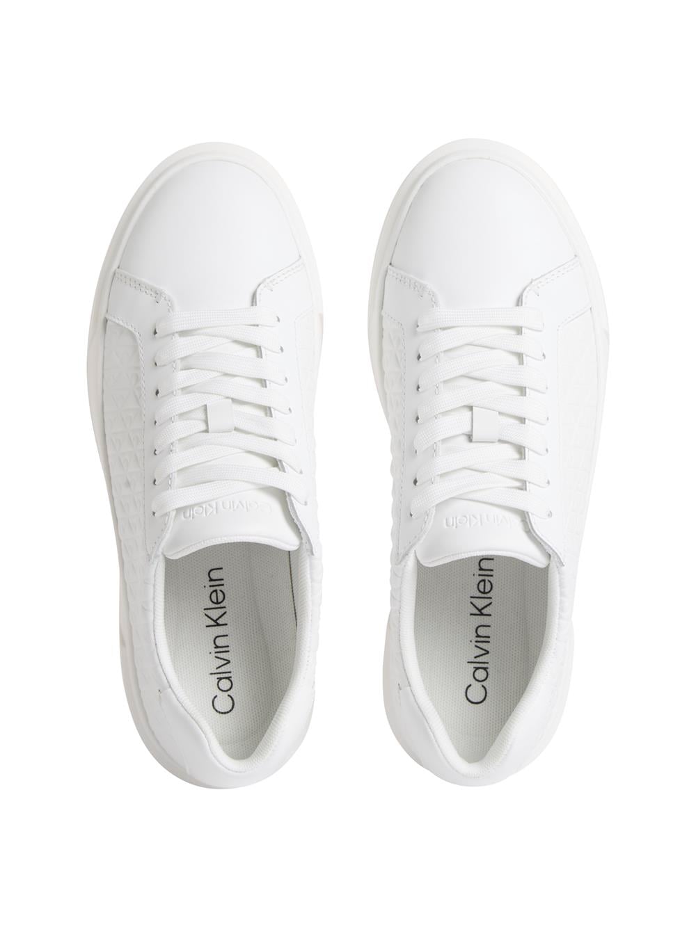 Calvin Klein Basket Lace Up Lth Aop Kadın Sneaker