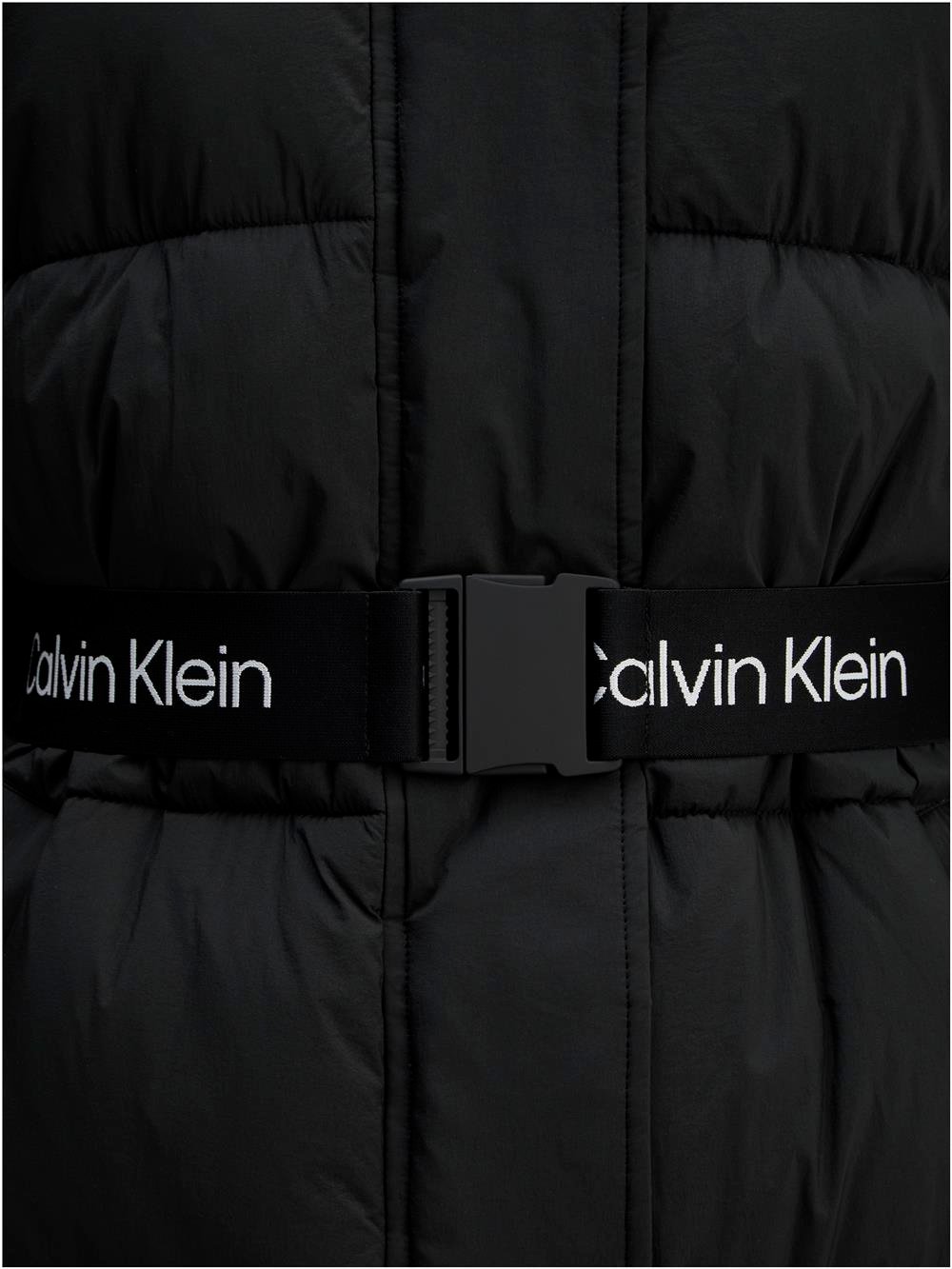 Calvin Klein Belted Midweight Puffer Kadın Mont