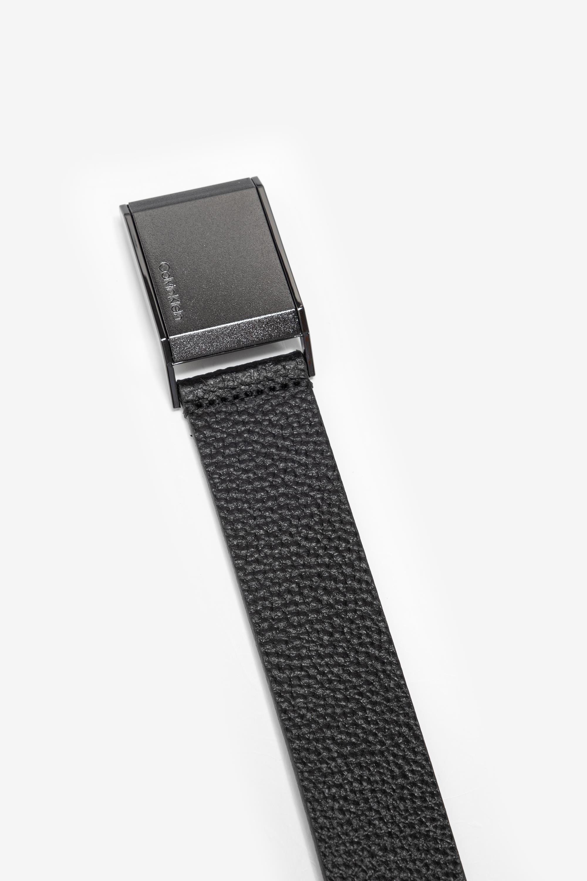 Calvin Klein Beveled Plaque Pb 35Mm Erkek Kemer