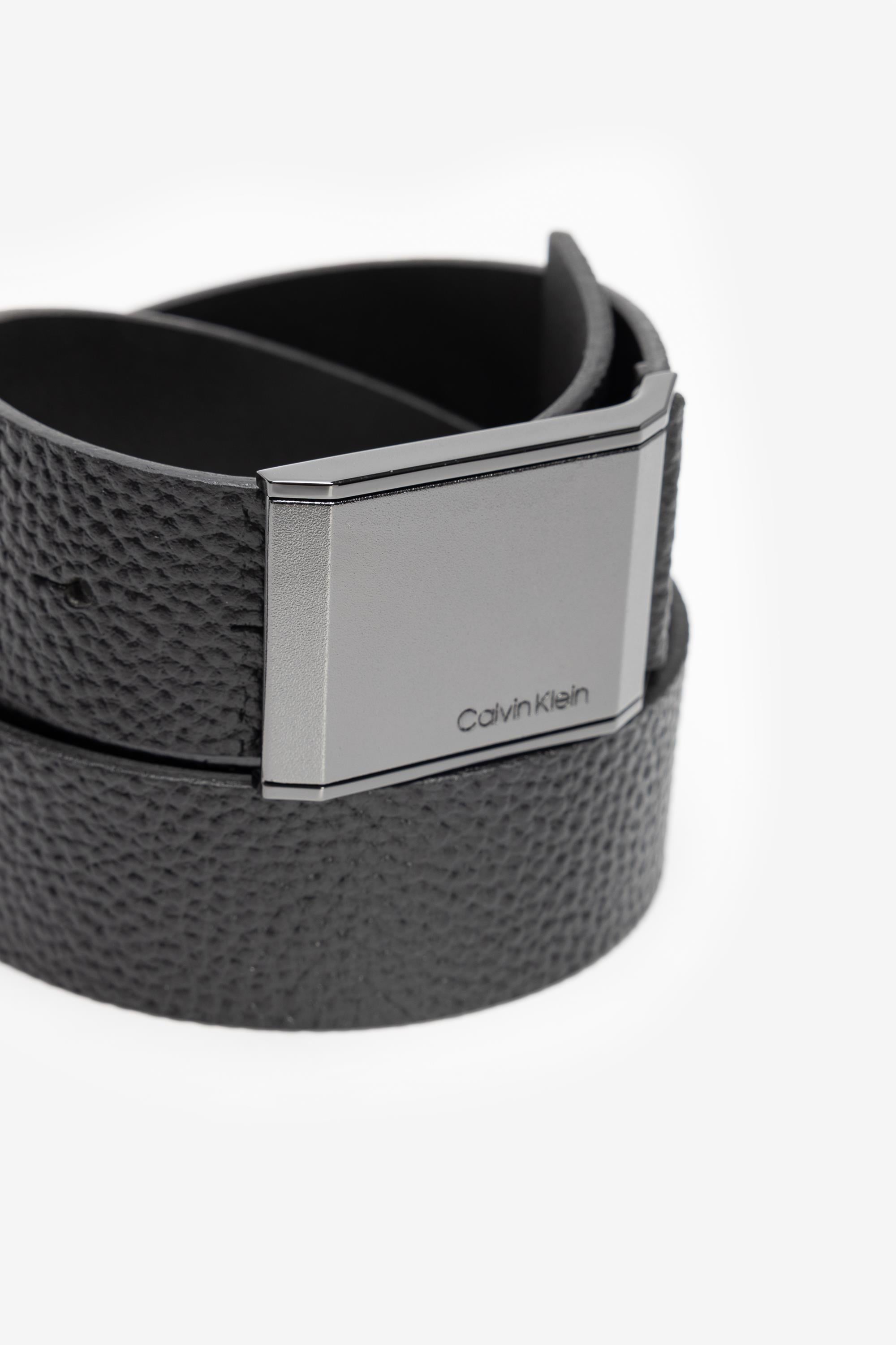 Calvin Klein Beveled Plaque Pb 35Mm Erkek Kemer