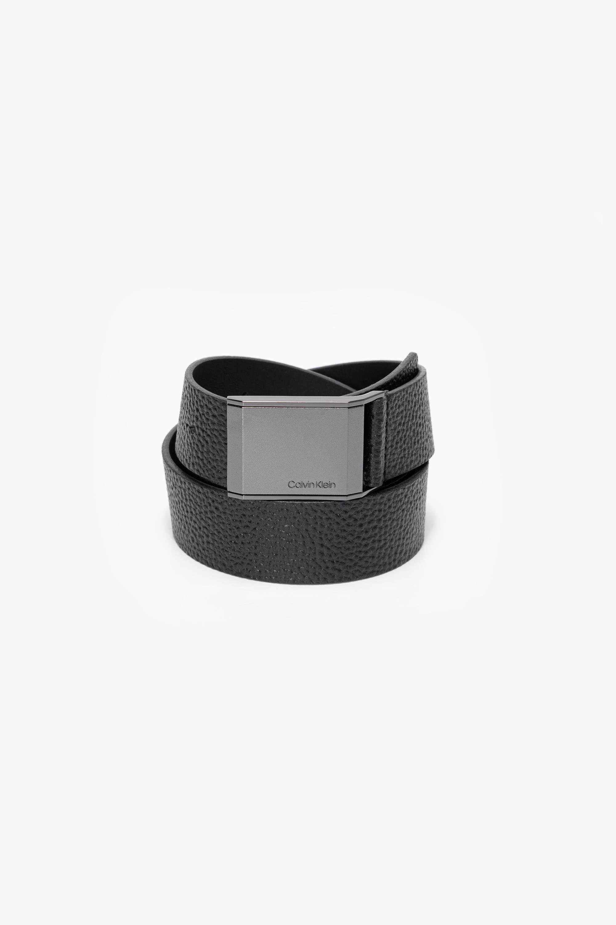 Calvin Klein Beveled Plaque Pb 35Mm Erkek Kemer