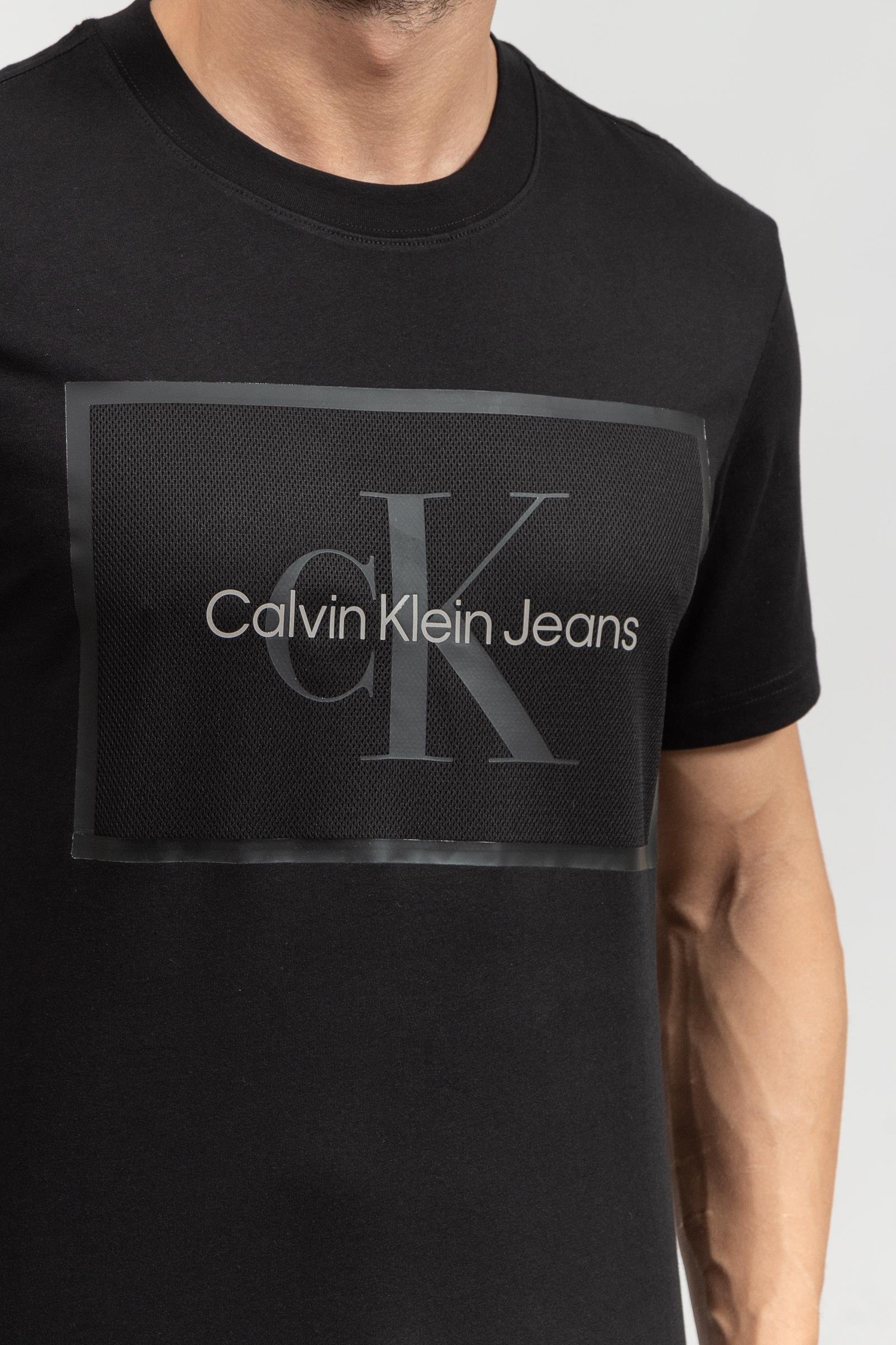 Calvin Klein Black Archival Erkek Bisiklet Yaka T-Shirt