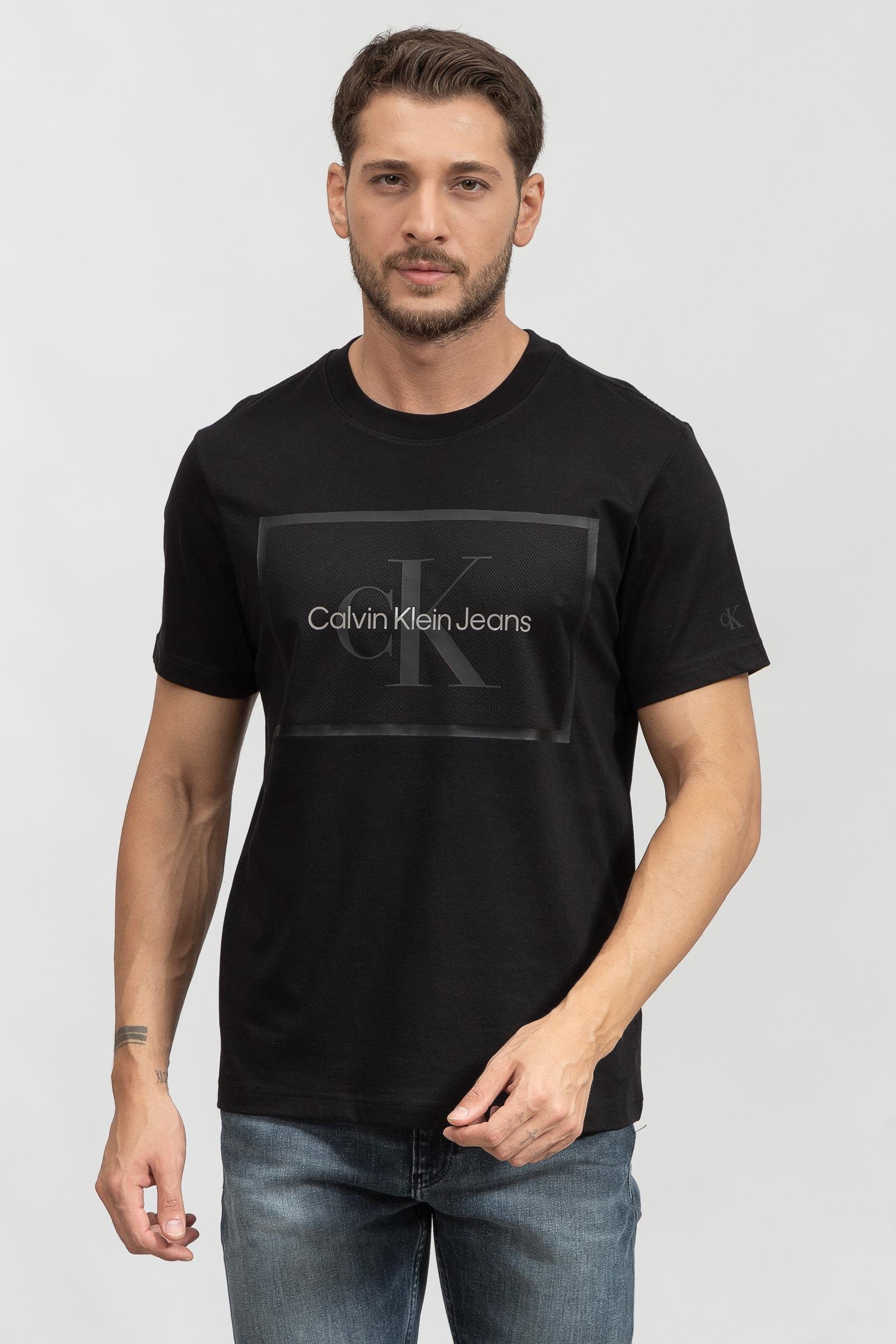 Calvin Klein Black Archival Erkek Bisiklet Yaka T-Shirt