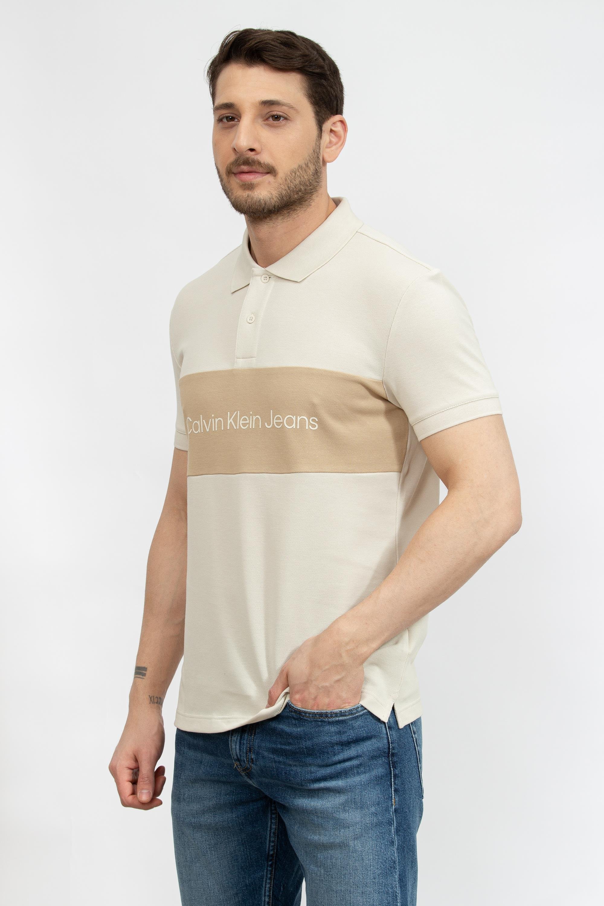 Calvin Klein Blocking Erkek Polo Yaka T-Shirt