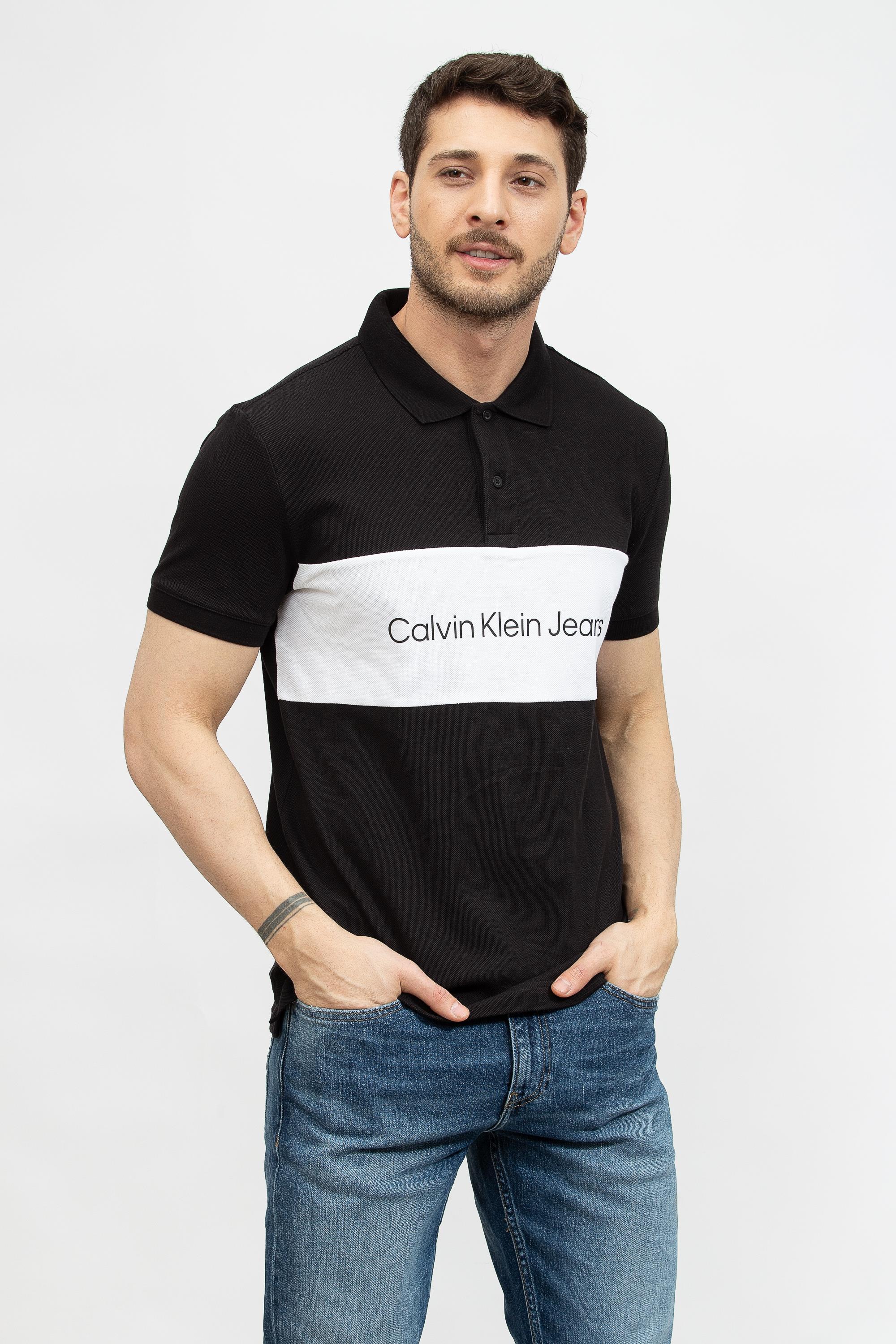 Calvin Klein Blocking Erkek Polo Yaka T-Shirt