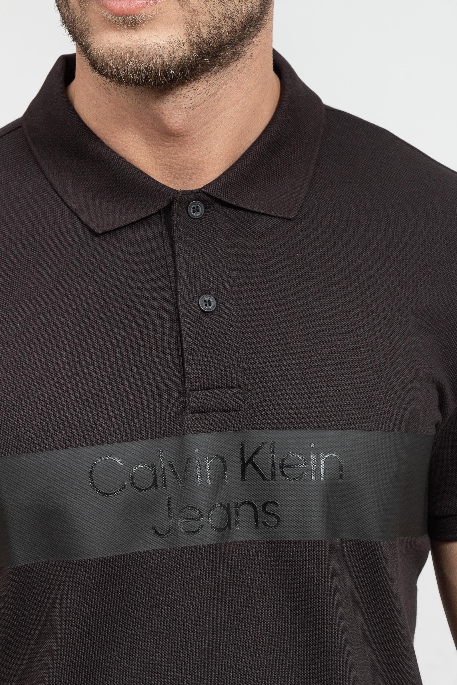Calvin Klein Blocking institutional Polo Erkek Polo Yaka T-Shirt