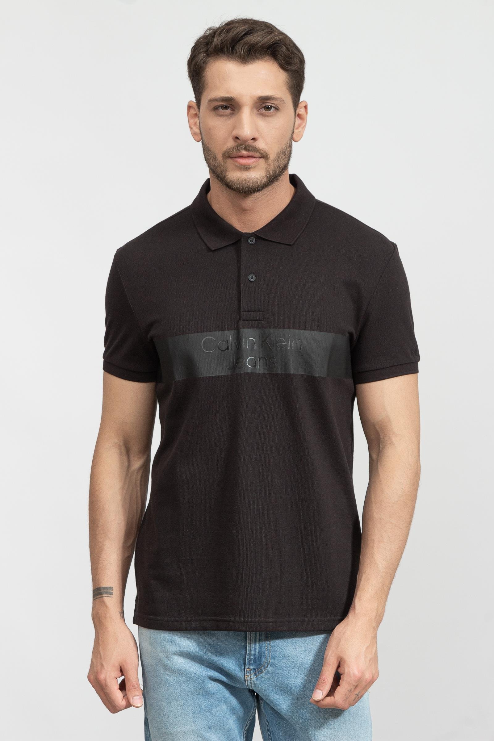 Calvin Klein Blocking institutional Polo Erkek Polo Yaka T-Shirt