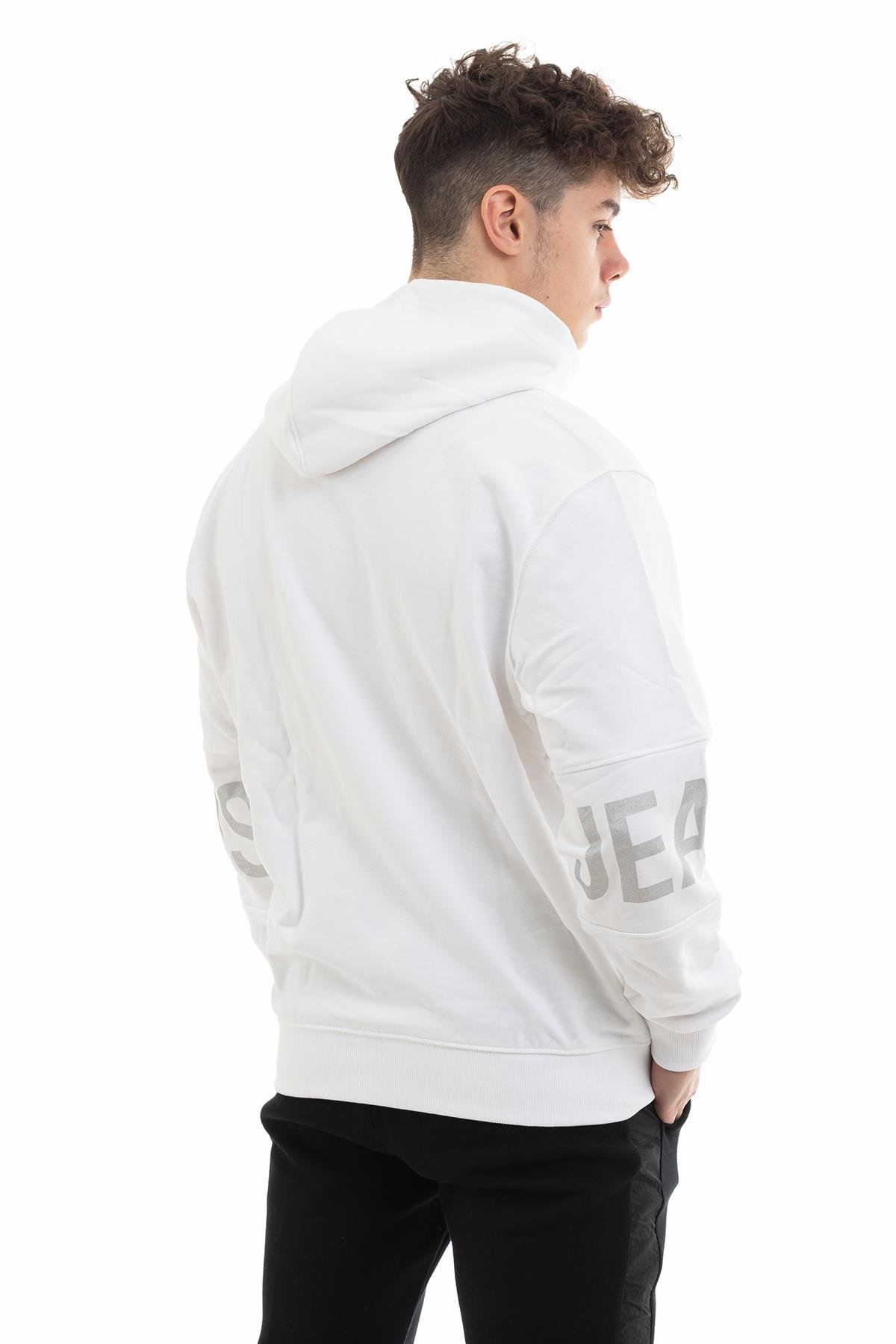 Calvin Klein Blocking Logo Erkek Kapüşonlu Sweatshirt