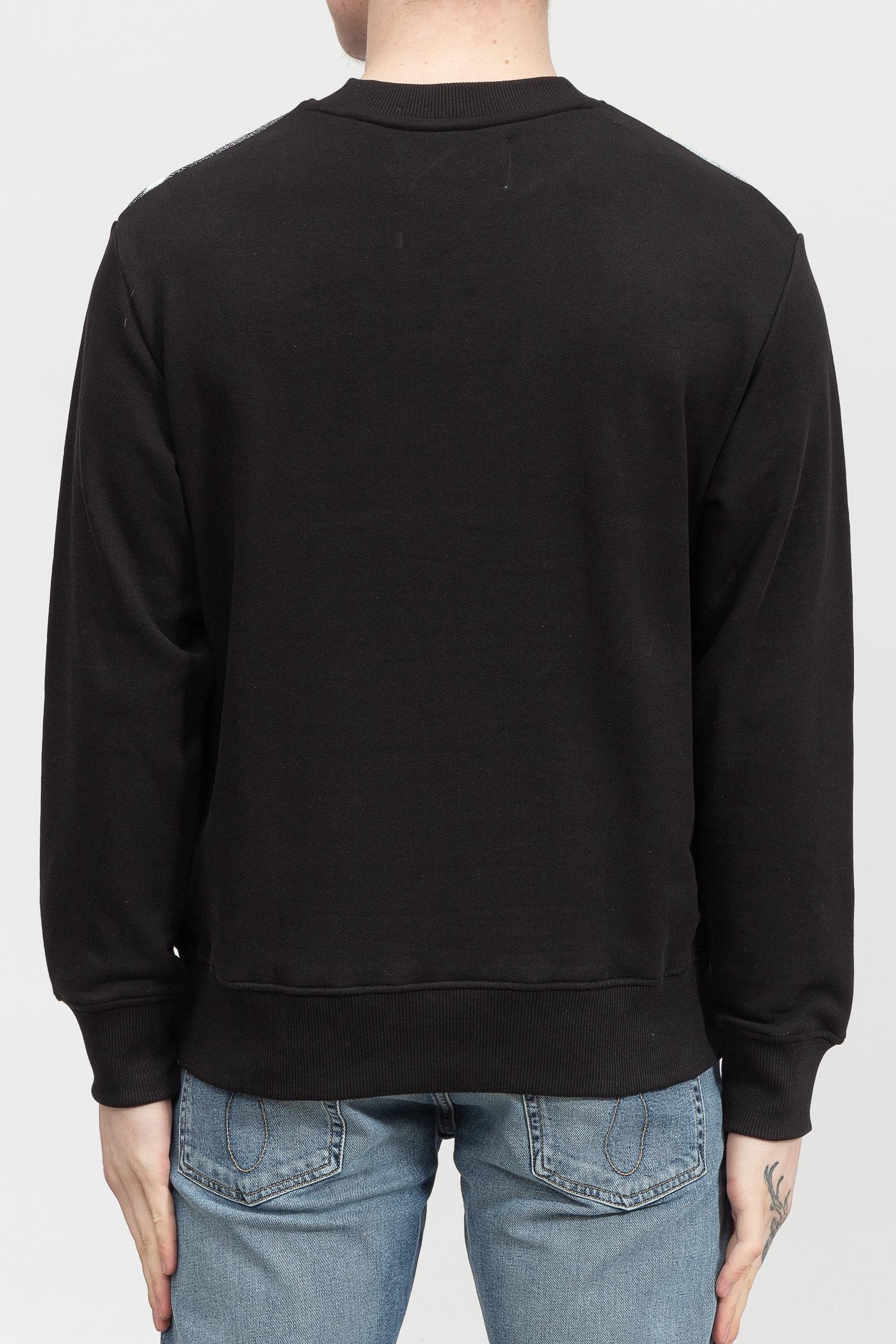 Calvin Klein Blown Up CK Crew Neck Erkek Bisiklet Yaka Sweatshirt
