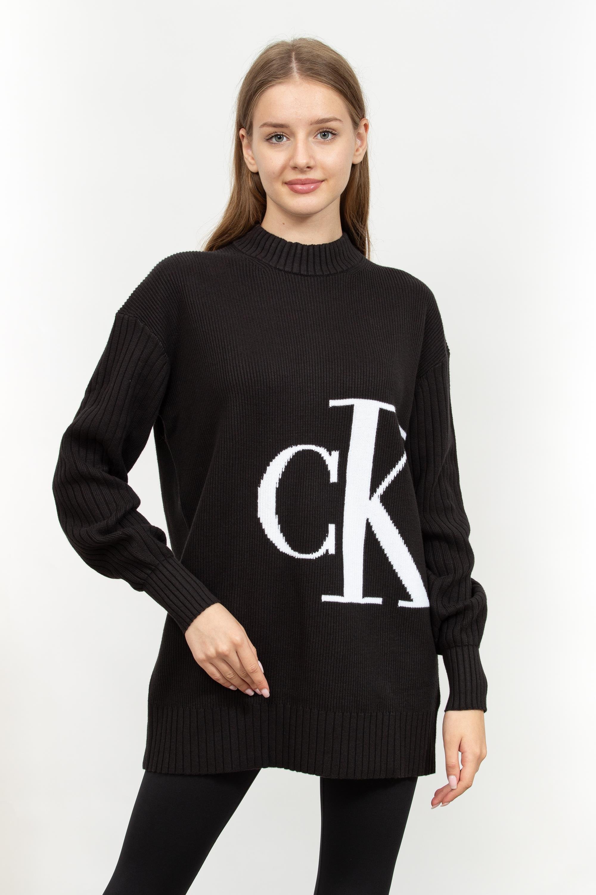Calvin Klein Blown Up Off Placed Kadın Triko