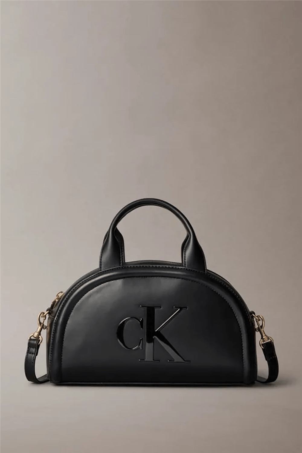 Calvin Klein Bold Ck Dome Crossbody Kadın Mini Omuz Çantası Siyah