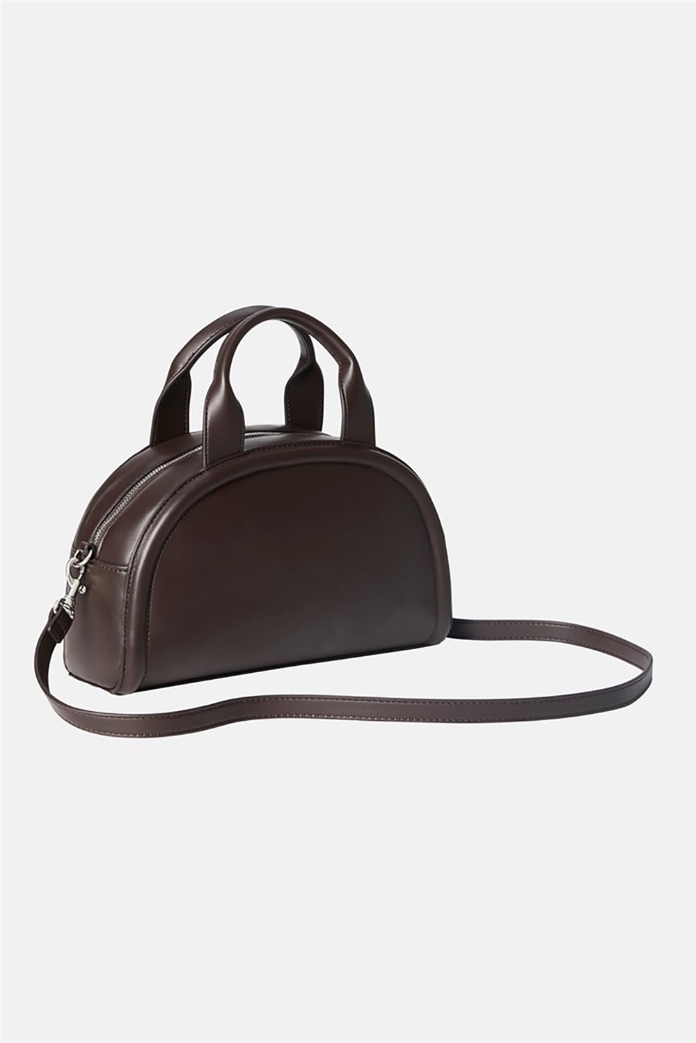 Calvin Klein Bold Ck Dome Crossbody Kadın Mini Omuz Çantası Kahverengi