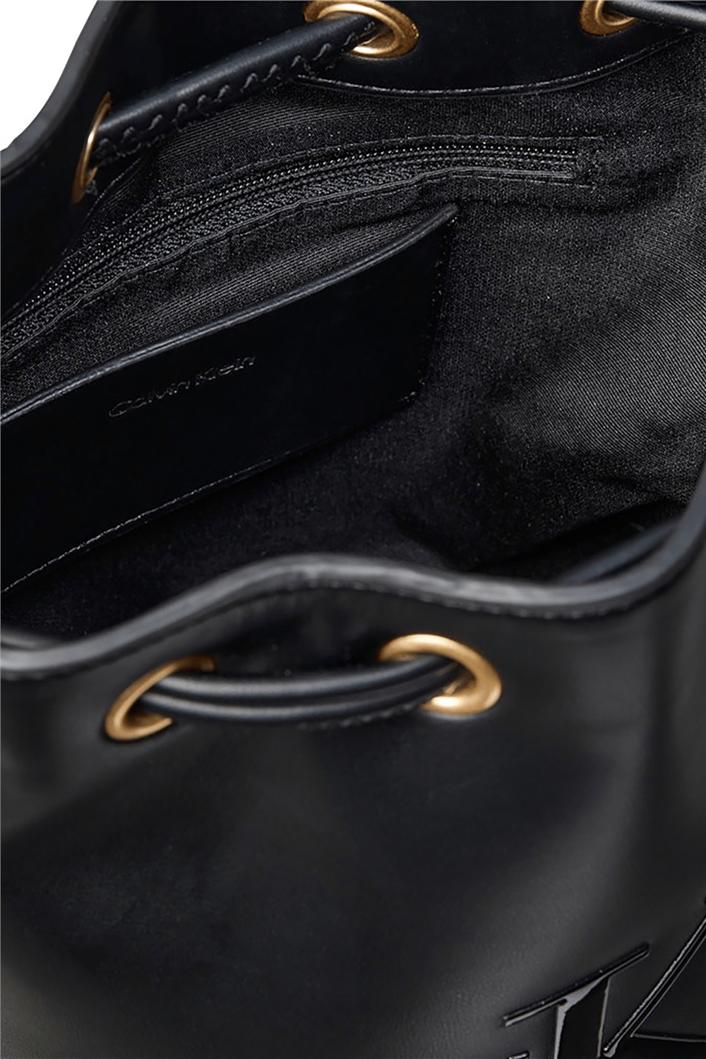 Calvin Klein Bold Ck Small Bucket Bag Kadın Omuz Çantası Siyah