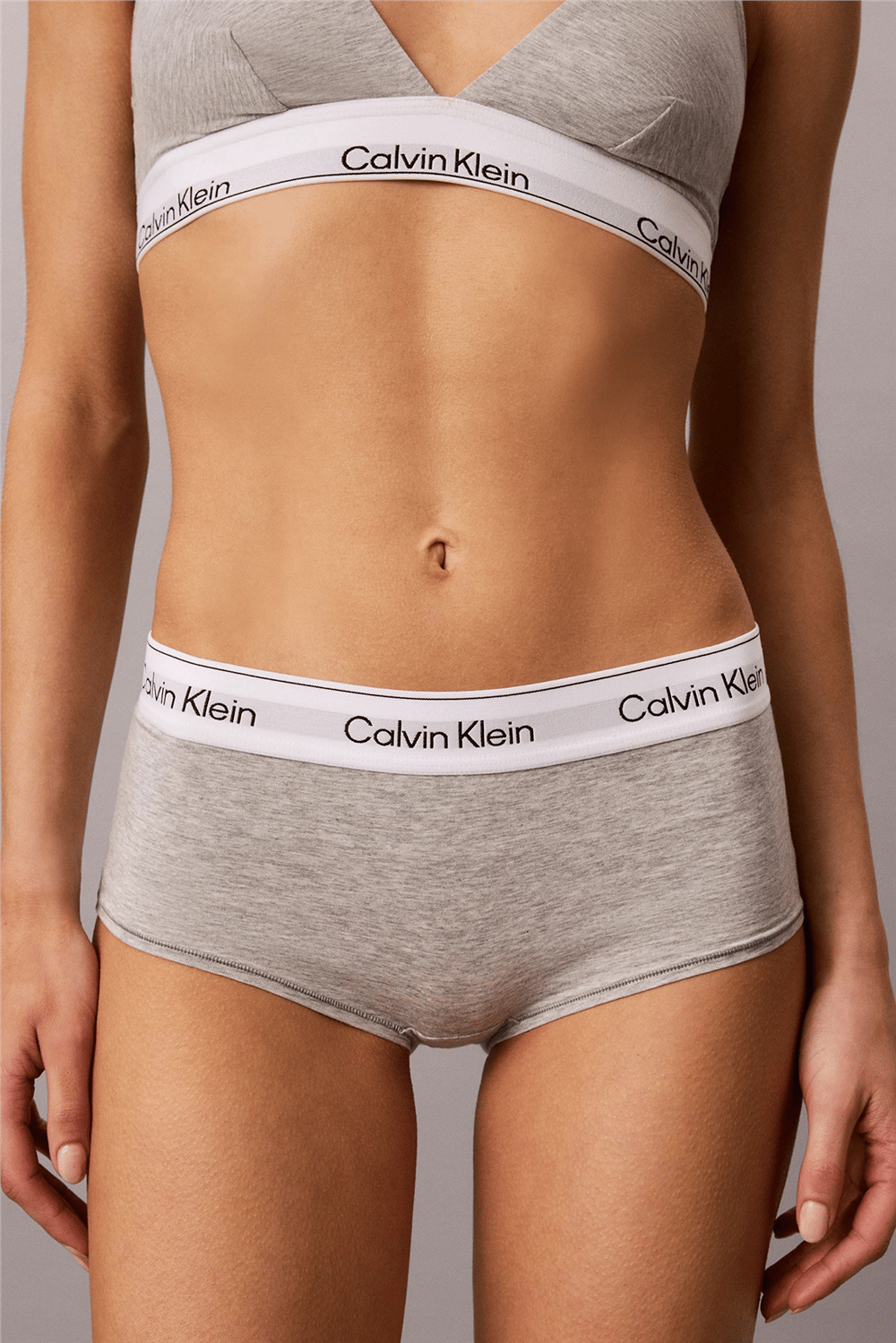 Calvin Klein Boyshort Kadın Külot Gri