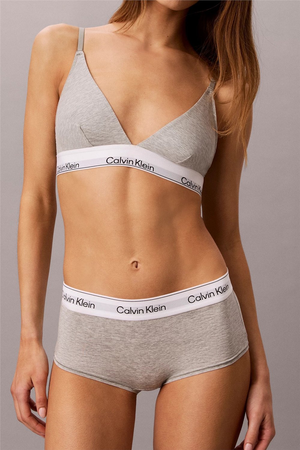 Calvin Klein Boyshort Kadın Külot Gri